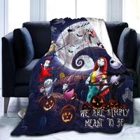 SPXUBZ Christmas Blanket Soft Warm Flannel Throw Blanket Lightweight Cozy Funny Sofa Bedroom Spooky Blankets Gifts for Kids Y...