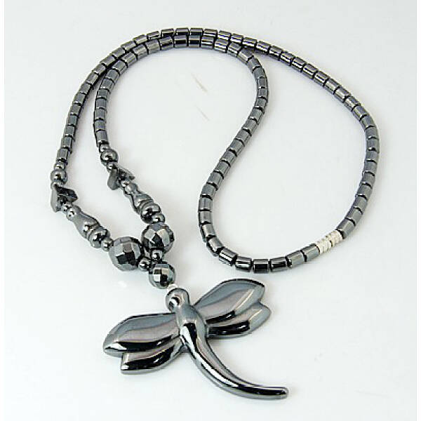 Magnetic Synthetic Hematite Necklaces