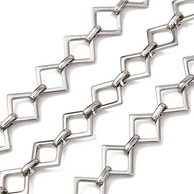 304 Stainless Steel Rectangle Link Chains