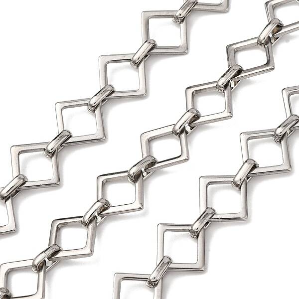 304 Stainless Steel Rectangle Link Chains