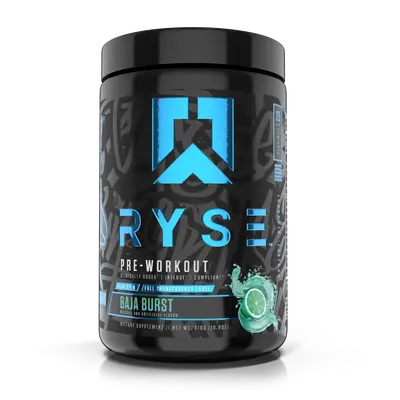 RYSE Project Blackout Pre Workout | Pump, Energy, and Strength | with Caffeine, Vitacholine, Nitrates, and Theobromine | 25 S...