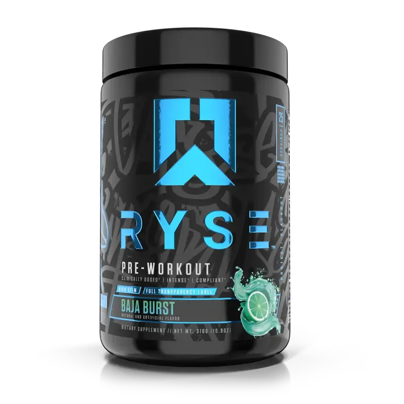 RYSE Project Blackout Pre Workout | Pump, Energy, and Strength | with Caffeine, Vitacholine, Nitrates, and Theobromine | 25 S...