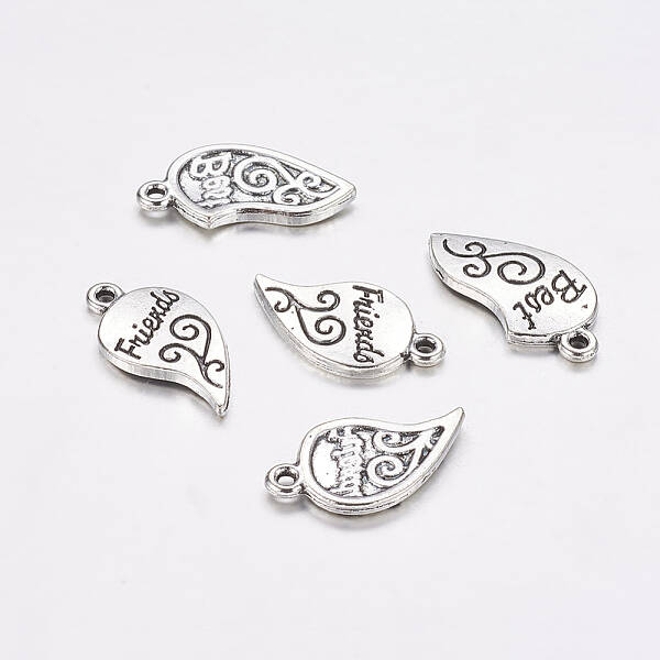 Tibetan Style Alloy Split Pendants