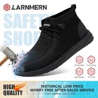 Men's Steel Toe Loafers Mid-top Shoes Slip On Work Shoes With OSHA approval and ASTM certification Lightweight Comfortable Fo...