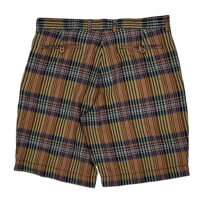 Polo By Ralph Lauren Checked Shorts - 34W 10L Multicoloured Cotton | Size: 34″ waist