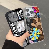 (springtok) Casing For iPhone 15 16 13 14 11 12 X XS PRO MAX PLUS K-A-W-S Helianthus annuus[Compatible with MagSafe] Magnetic...