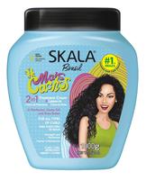 SKALA Mais Cachos 2-in-1 Conditioning Treatment Cream & Leave-in for Hair Type 3ABC 1000g Vegan Formula for Curly Hair Care