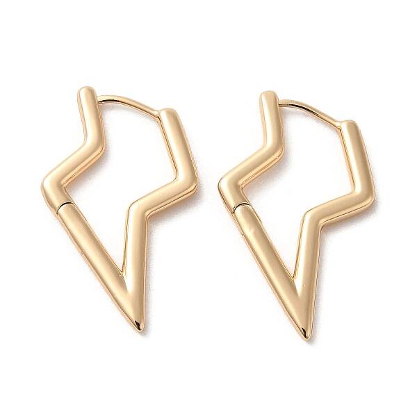 Brass Hoop Earrings