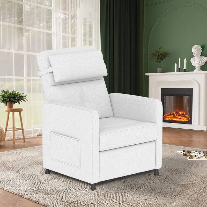 Garvee Power Recliner Chair for Adults, Electric Recliner Adjustable Backrest & Footrest, Ergonomic Overstuffed 1.5X Sponge P...