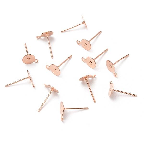 Brass Stud Earring Findings