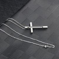 Stainless Steel Cross Toothpick reusable telescopic toothpick Necklace