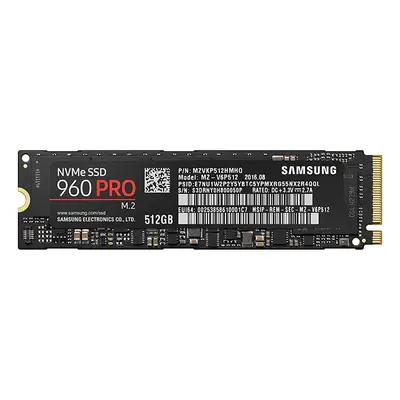 Samsung MZ-V6P512B/EC | 960 PRO Series 512GB M.2 2280 PCI Express NVMe 3.0x4 Multi-Level Cell Solid State Drive