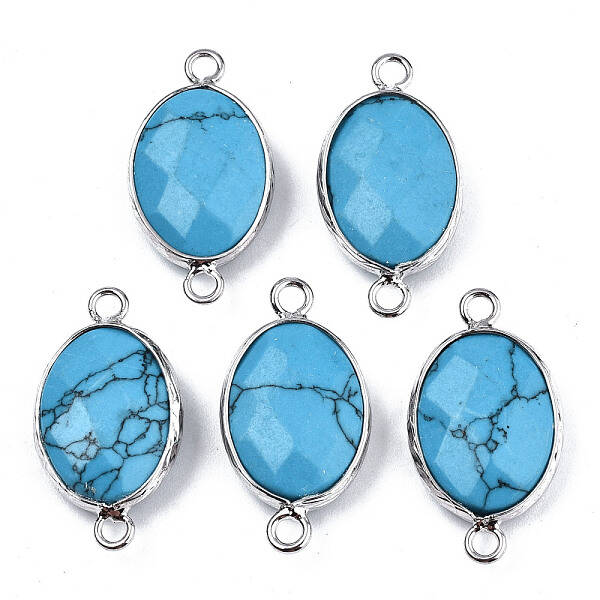 Synthetic Turquoise Links/Connectors