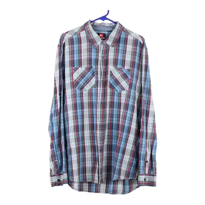 Quiksilver Shirt - XL Blue Cotton