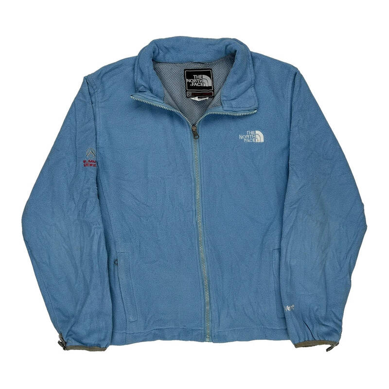 Summit Series The North Face Fleece Jacket - Medium Blue Polyester
