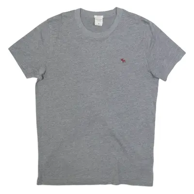ABERCROMBIE & FITCH Muscle Mens T-Shirt Grey M