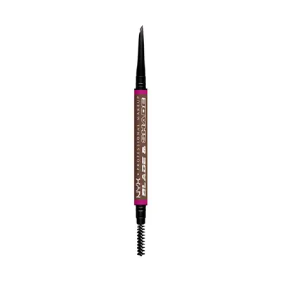 NYX Professional Makeup Blade & Shade eyebrow pencil with brush color 08 Chocolate 0.06 g