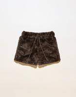 Minky Fur Shorts - Fluffy, Cozy, Fuzzy, Teddy, Plush, Soft, Unisex, 5” Inseam
