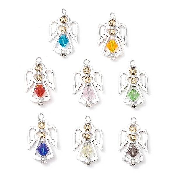 Alloy Glass Pendants