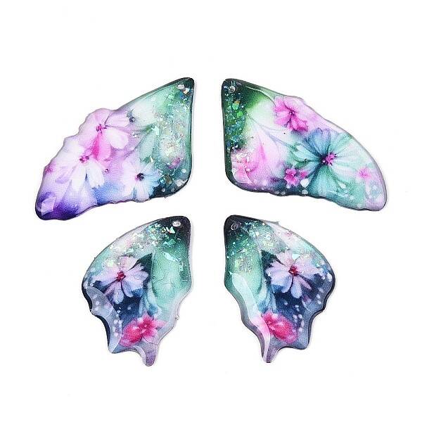 Transparent Epoxy Resin Pendants