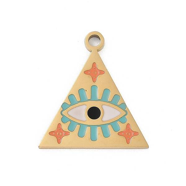 304 Stainless Steel Enamel Pendants