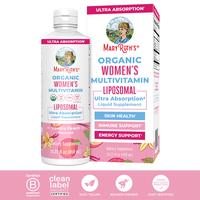 MaryRuth's USDA Organic Women's Multivitamin Liposomal - Sugar Free - Immune Support Supplement - Skin Health - Energy Suppor...