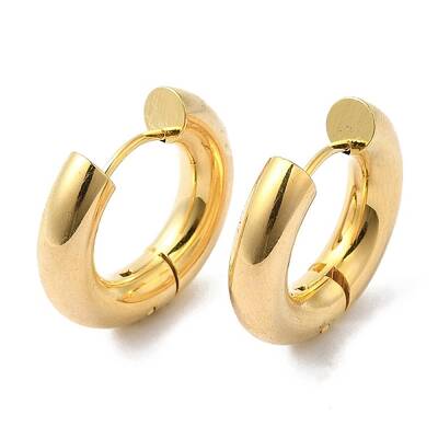 Stainless Steel Huggie Hoop Earrings