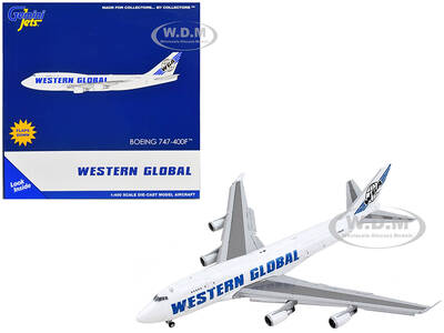 Boeing 747-400F Commercial Aircraft with Flaps Down \