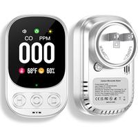 Carbon Monoxide Detector Plug in Wall, 3-in-1 CO Level Monitor Alarm with Temp/Humidity Sensor, Portable Carbon Monoxide Dete...