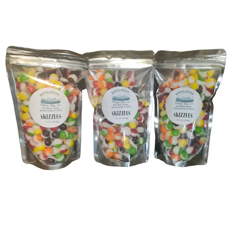 3 pack Orginal Skizzles, over 1 LB of Candy