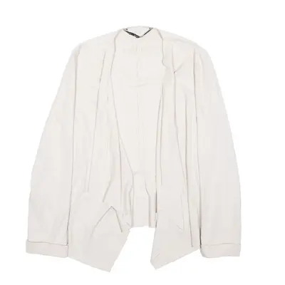 ZARA Basic Blazer Jacket Beige Womens S