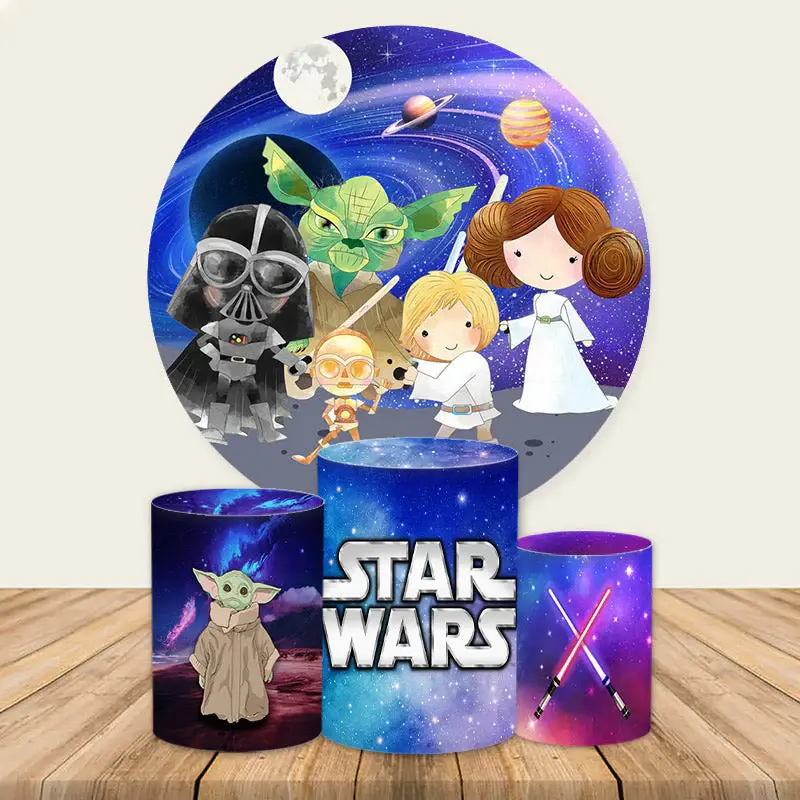 Aperturee Forest Animals Round Kids Birthday Party Backdrop Kit | Round Birthday Backdrop Cover | Birthday Backdrop Ideas | C...