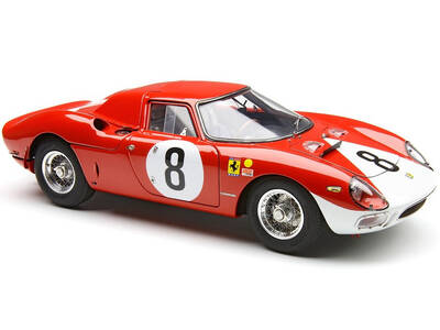 Ferrari 250 LM #8 John Surtees - Lorenzo Bandini N.A.R.T. 2nd Place 12 Hours of Reims (1964) Limited Edition to 1500 piec...
