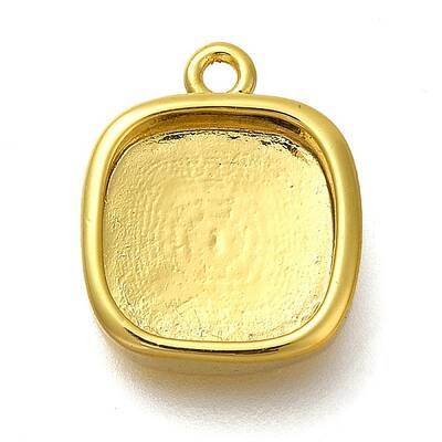Rack Plating Brass Pendant Cabochon Settings