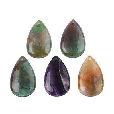 Natural Fluorite Pendants