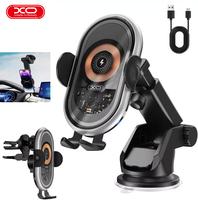 Wireless  Auto-Clamping Car Charger, 15W Fast Charging Auto Clamp Car Charger Phone Stand for iPhone 16 15 14 13 12 11 Pro Ma...