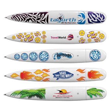 250 Custom Surfboard Pen, Full Color Digital - Retractable