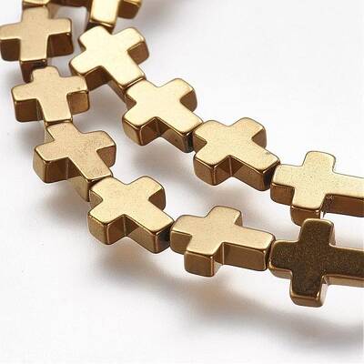 Non-magnetic Synthetic Hematite Beads Strands