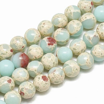 Synthetic Imperial Jasper Beads Strands