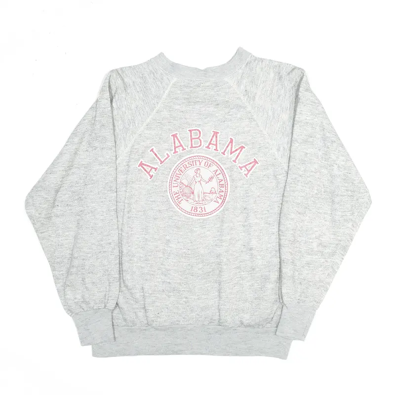 The University Of Alabama Grey USA Sweatshirt Womens S