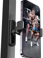 Adjustable Magnetic Phone Holder for Gym, Home, Workout, Sports | Compatible with 4.7-6.5\