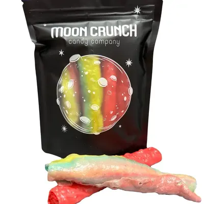 Freeze Dried Strawberry and Tie Dye Fruit Roll Ups Snack freezedried