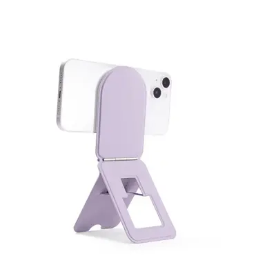 Magnetic Phone Stand, Foldable Desk Holder Compatible with iPhone 17, 16 Series, Adjustable Angle, Portable Design, Easy Oper...