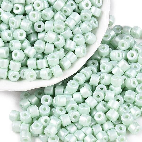 Baking Paint Pearlized Glass Seed Beads