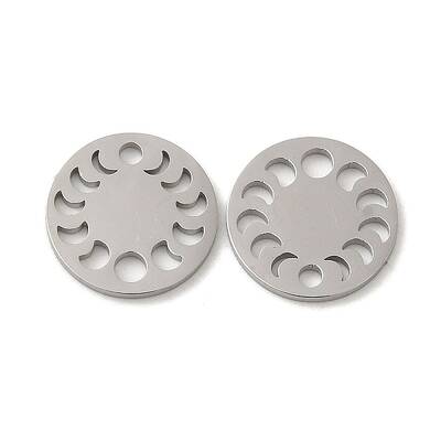 Tarnish Resistant 304 Stainless Steel Connector Charms