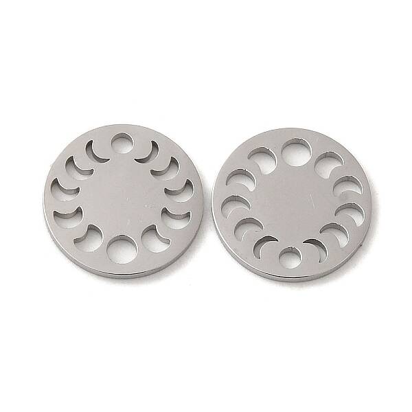 Tarnish Resistant 304 Stainless Steel Connector Charms