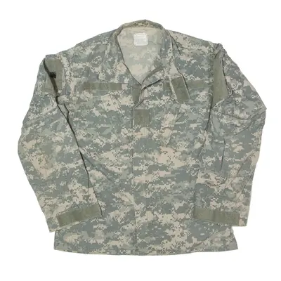 DJ MANUFACTURING CORP Army Combat Military Jacket Green Camouflage Mens S