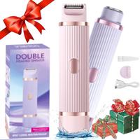 2 in 1 Electric Shaver, 1 Box Rechargeable & Cordless Women's Electric Shaver, Personal Care Electronics for Wet & Dry Epilat...