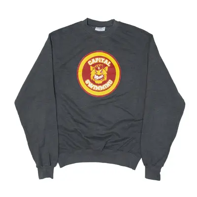 CHAMPION ECO Capital Swimming Sweatshirt Grey Mens S