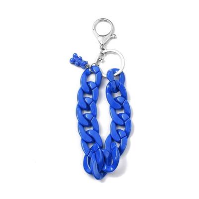 Acrylic Curb Chain Keychain